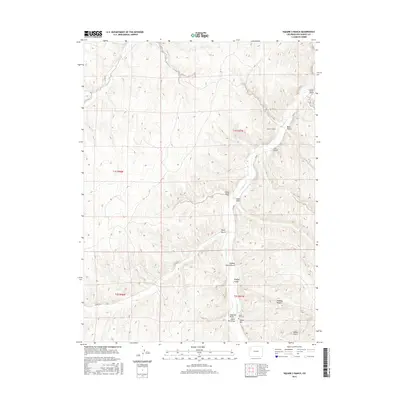 2016 Map of Square S Ranch, 2016 Print