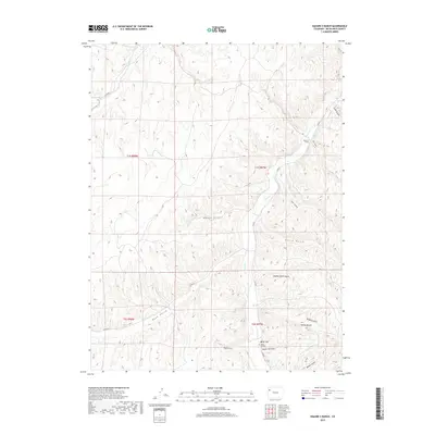 2019 Map of Square S Ranch, 2019 Print