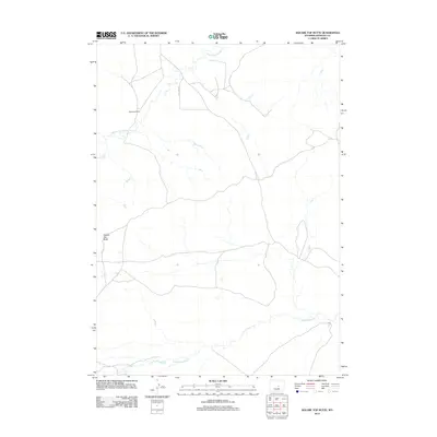 2012 Map of Square Top Butte, 2012 Print