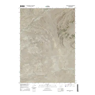2015 Map of Square Top Butte, 2015 Print