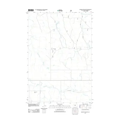 2012 Map of Square Top Butte, 2012 Print