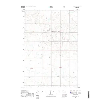 2017 Map of Square Top Butte, 2017 Print