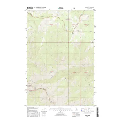 2017 Map of Square Top, 2017 Print