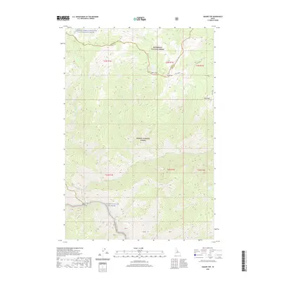 2020 Map of Square Top, 2020 Print