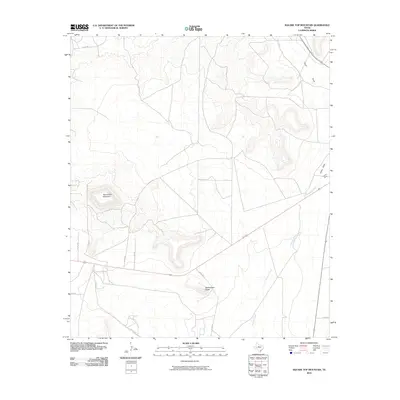 2010 Map of Square Top Mountain, 2010 Print
