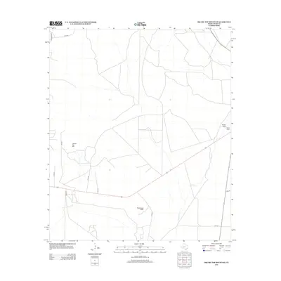 2012 Map of Square Top Mountain, 2012 Print