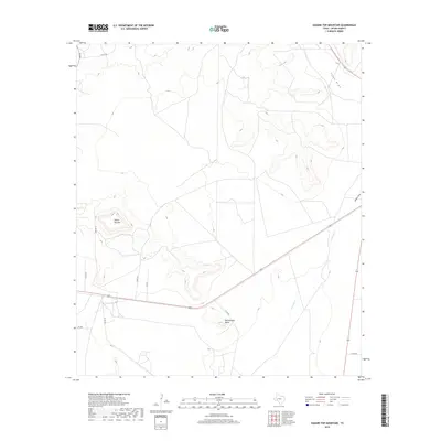 2019 Map of Square Top Mountain, 2019 Print