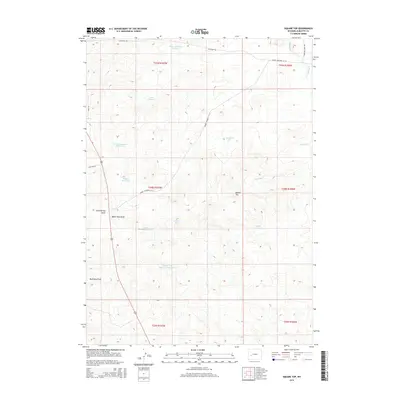 2015 Map of Square Top, 2015 Print