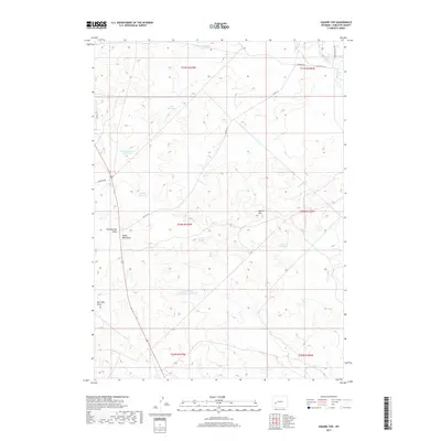 2017 Map of Square Top, 2017 Print