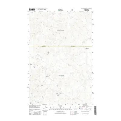 2014 Map of Squaretop Butte, 2014 Print