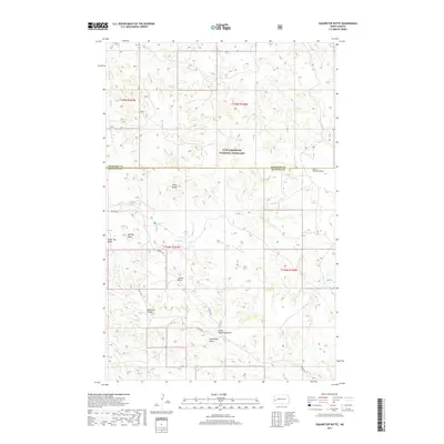 2017 Map of Squaretop Butte, 2017 Print