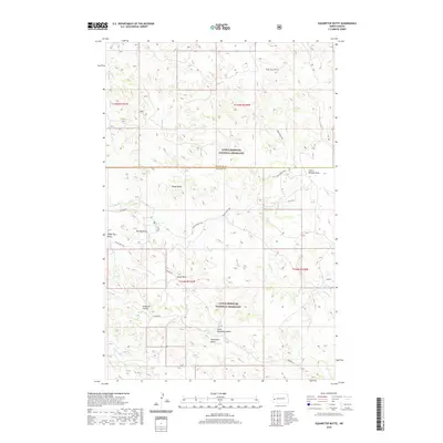 2020 Map of Squaretop Butte, 2020 Print