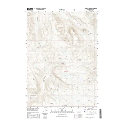 2015 Map of Squaretop Mountain, 2015 Print