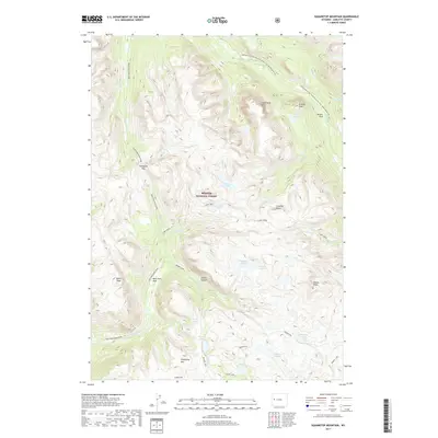 2017 Map of Squaretop Mountain, 2017 Print