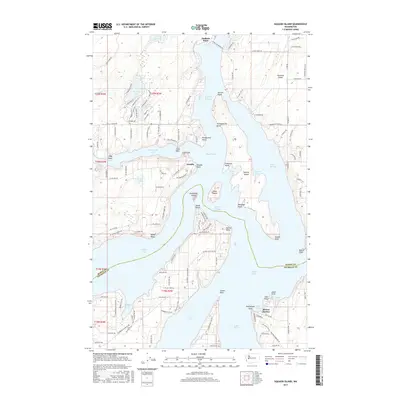 2017 Map of Squaxin Island, 2017 Print
