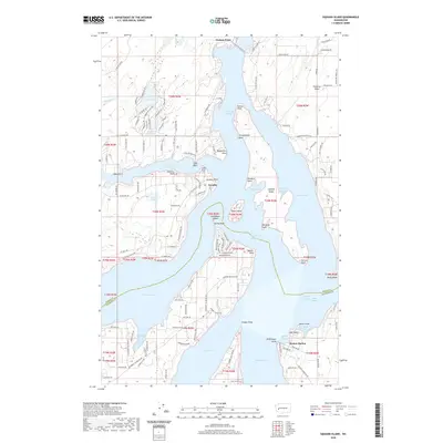 2020 Map of Squaxin Island, 2020 Print