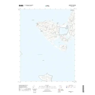 2018 Map of Squibnocket, 2018 Print