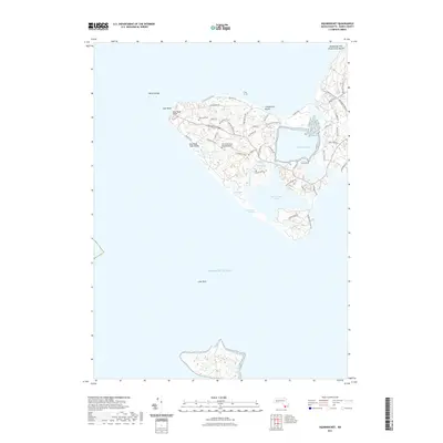 2021 Map of Squibnocket, 2021 Print