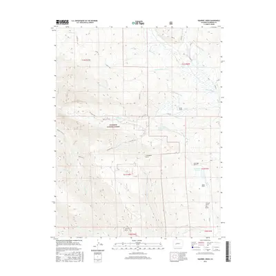 2016 Map of Squirrel Creek, 2016 Print