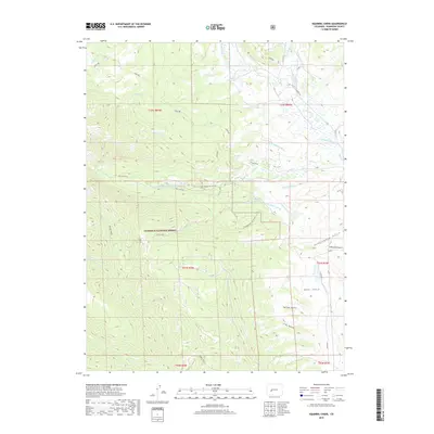 2019 Map of Squirrel Creek, 2019 Print