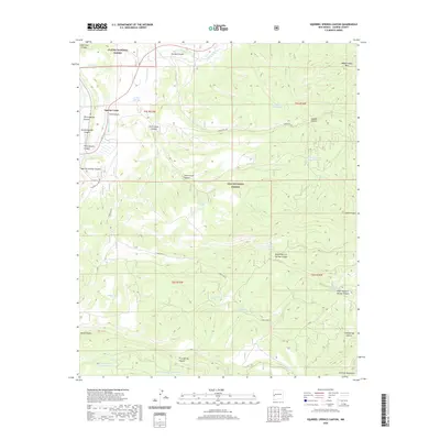 2020 Map of Squirrel Springs Canyon, 2020 Print