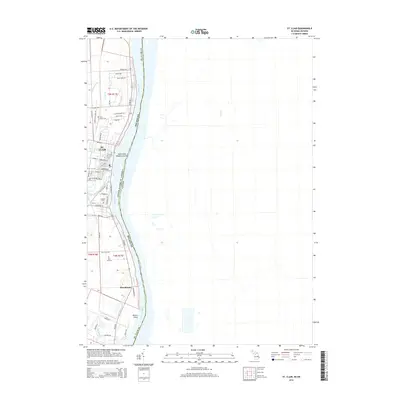 2014 Map of St. Clair, 2014 Print