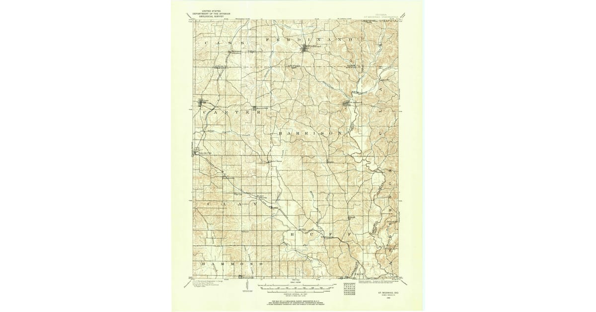 Old Maps of Huffman, IN | Pastmaps