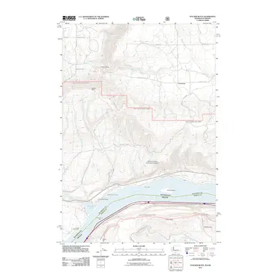 2011 Map of Stacker Butte, 2011 Print