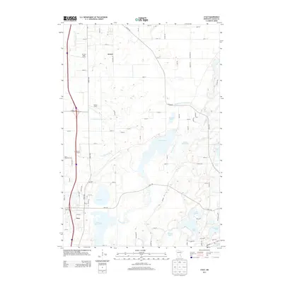 2013 Map of Stacy, 2013 Print