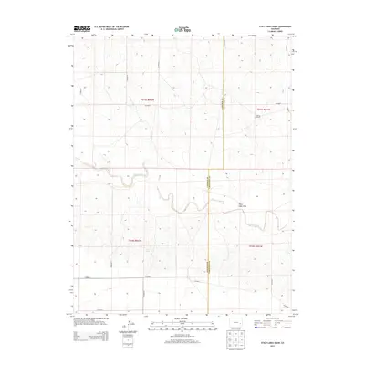 2013 Map of Stacy Lakes Draw, 2013 Print