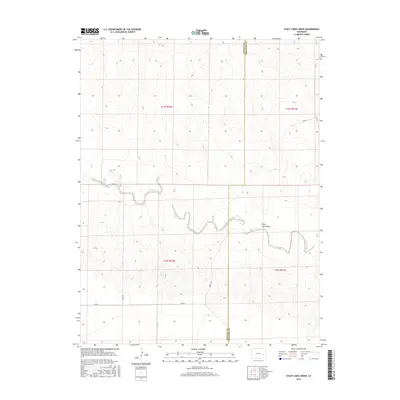 2016 Map of Stacy Lakes Draw, 2016 Print