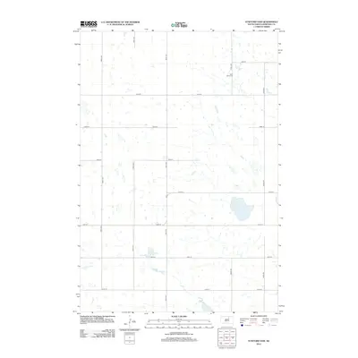 2012 Map of Stafford Dam, 2012 Print
