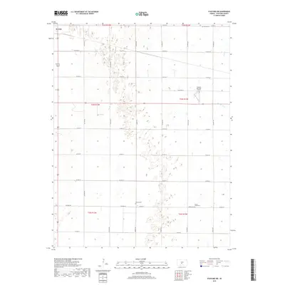 2018 Map of Stafford NW, 2018 Print