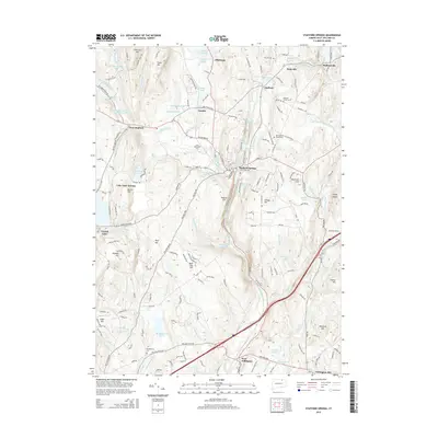 2015 Map of Stafford Springs, 2015 Print