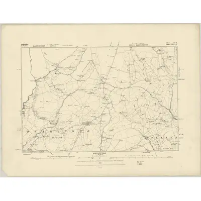 1883 Map of Staffordshire I.SE