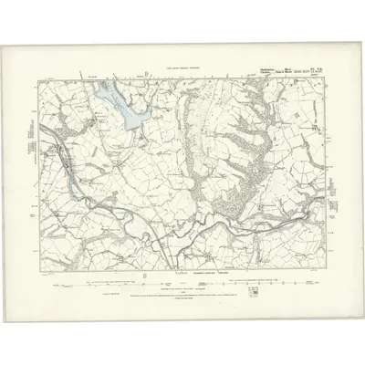1871 Map of Staffordshire III.NE, 1888 Print