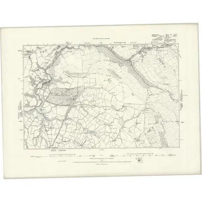 1871 Map of Staffordshire IV.NW, 1888 Print