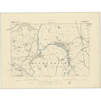 1881 Map of Staffordshire LIII.SW, 1885 Print
