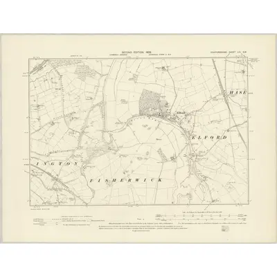 1900 Map of Staffordshire LIII.SW, 1902 Print