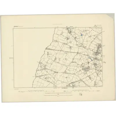 1882 Map of Staffordshire LV.SE, 1883 Print