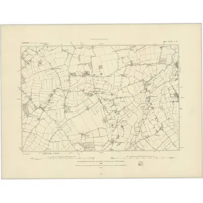 1882 Map of Staffordshire LVIII.SW, 1883 Print