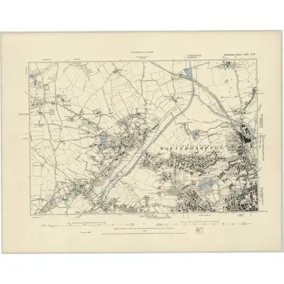 1886 Map of Staffordshire LXII.NW