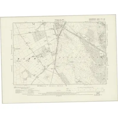 1912 Map of Staffordshire LXIV.SW, 1920 Print