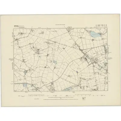 1882 Map of Staffordshire LXIX.NW, 1884 Print