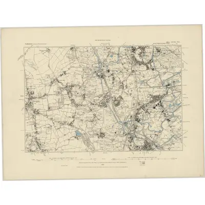 1885 Map of Staffordshire LXVII.NE