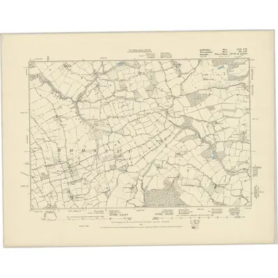 1882 Map of Staffordshire LXX.SW, 1887 Print