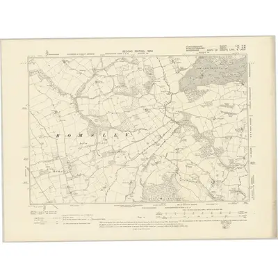 1901 Map of Staffordshire LXX.SW, 1904 Print