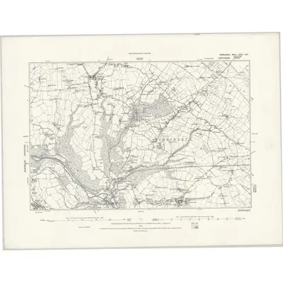 1879 Map of Staffordshire XIII.SE, 1888 Print