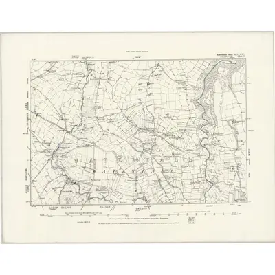 1878 Map of Staffordshire XIV.NW, 1888 Print