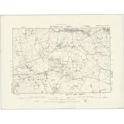 1879 Map of Staffordshire XIV.SW, 1888 Print